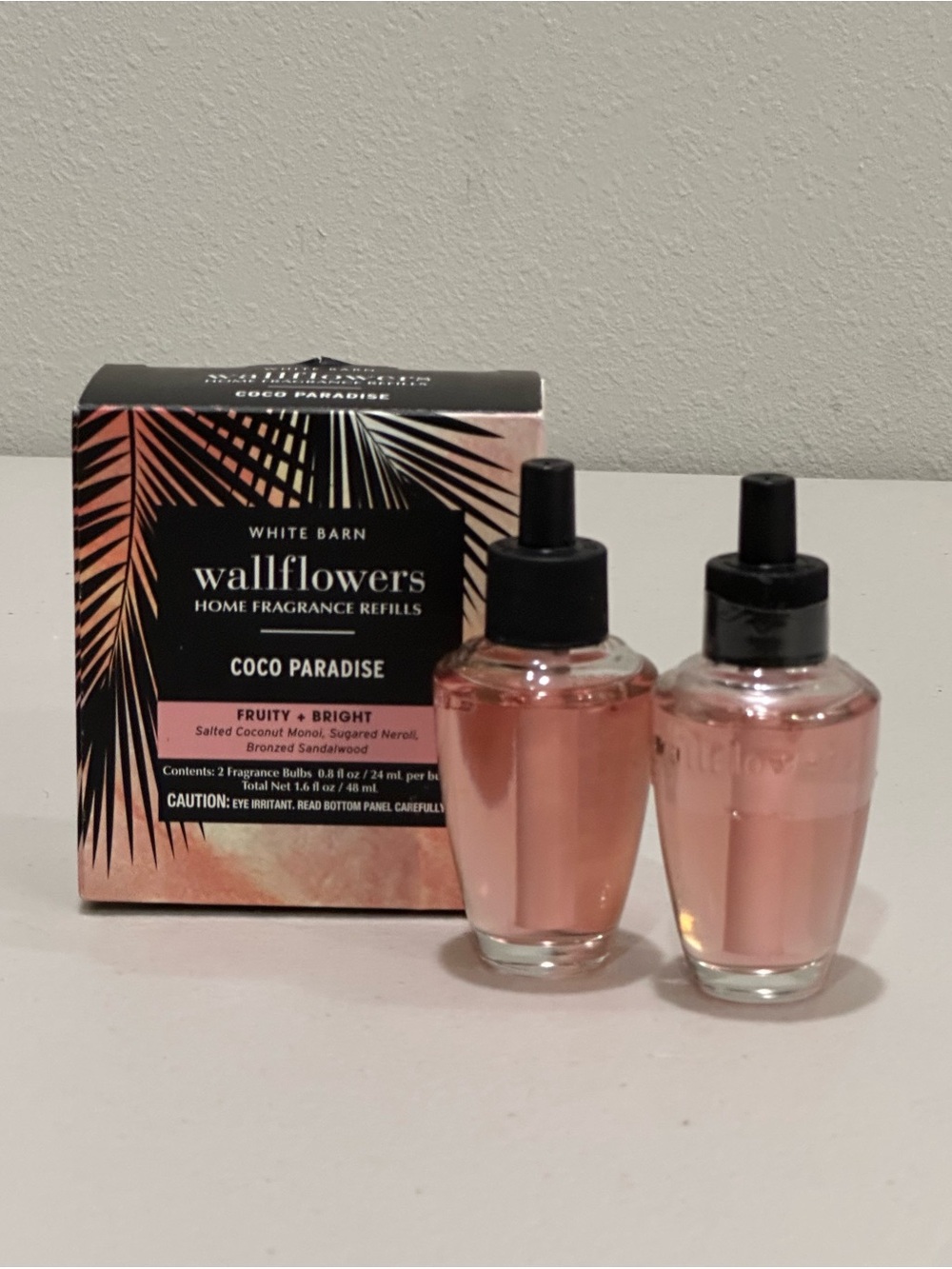 Bath & Body Works: 0.8 Fl Oz Coco Paradise Wallflower Bulb Refill 2-Pack